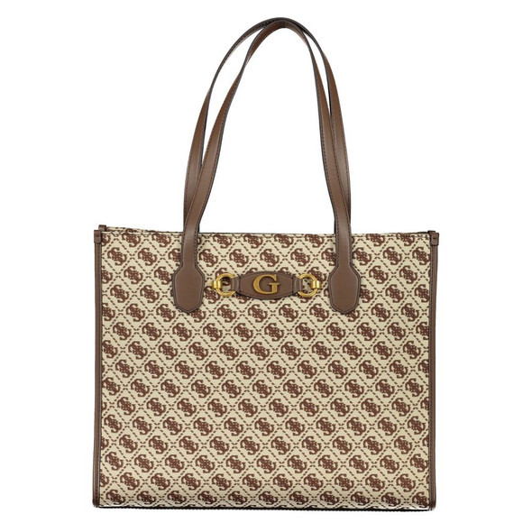Guess Jeans Brown Polyester Handbag Guess Jeans Brown Polyester Handbag