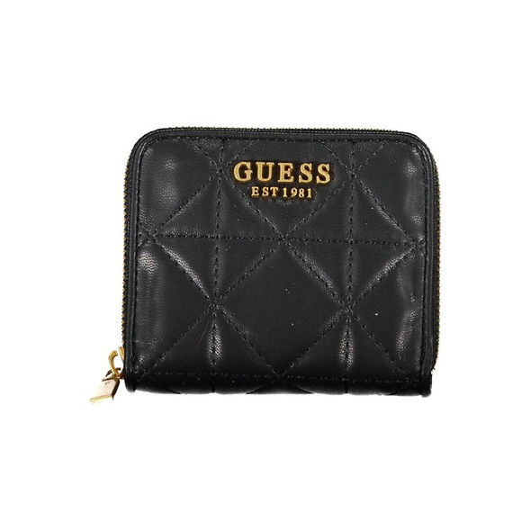 Guess Jeans Black Polyethylene Wallet GU-21819 Guess Jeans Black Polyethylene Wallet GU-21819
