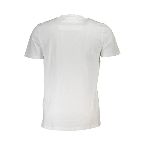 Cavalli Class White Cotton T-Shirt CA-22294 Cavalli Class White Cotton T-Shirt CA-22294