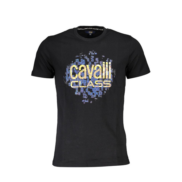 Black Cotton T-Shirt CA-22315 Black Cotton T-Shirt CA-22315
