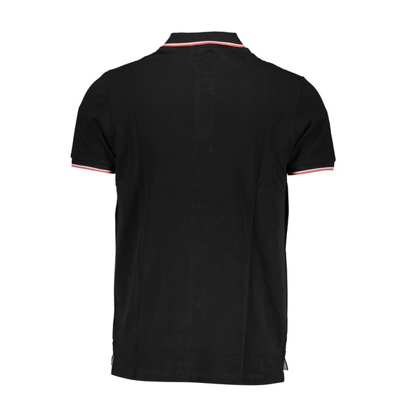 Black Cotton Polo Shirt SC-22687 Black Cotton Polo Shirt SC-22687