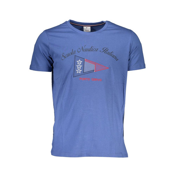 Blue Cotton T-Shirt SC-22697 Blue Cotton T-Shirt SC-22697