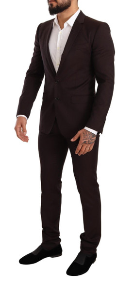 Bordeaux Wool MARTINI Slim Fit Suit Bordeaux Wool MARTINI Slim Fit Suit