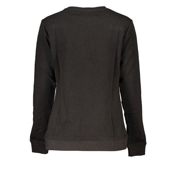 Cavalli Class Black Cotton Sweater CA-26720 Cavalli Class Black Cotton Sweater CA-26720