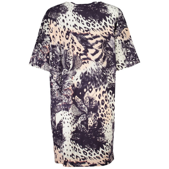 Cavalli Class Pink Cotton Dress Cavalli Class Pink Cotton Dress