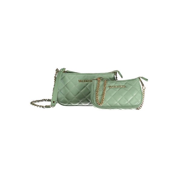 Mario Valentino Green Polyethylene Handbag VA-30016 Mario Valentino Green Polyethylene Handbag VA-30016