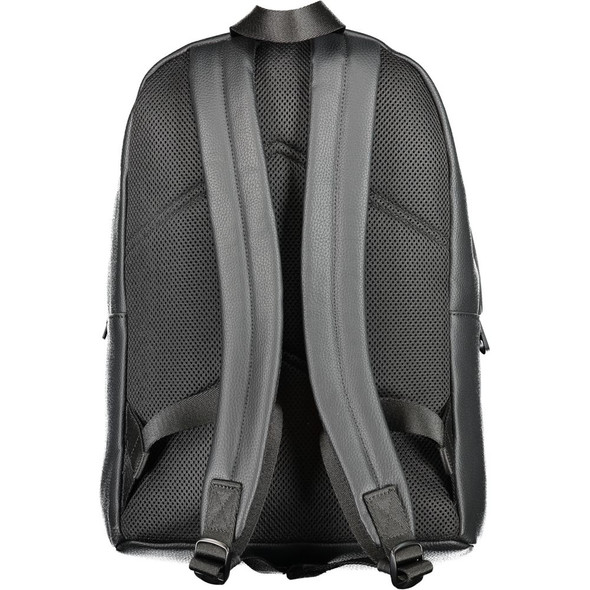Calvin Klein Black Polyester Backpack CA-30790 Calvin Klein Black Polyester Backpack CA-30790