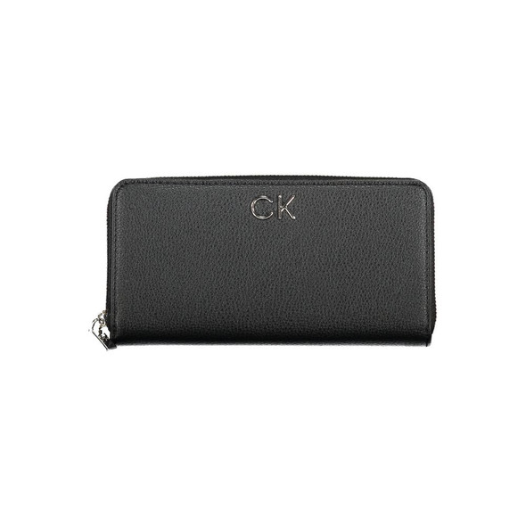 Calvin Klein Black Polyethylene Wallet CA-30847 Calvin Klein Black Polyethylene Wallet CA-30847