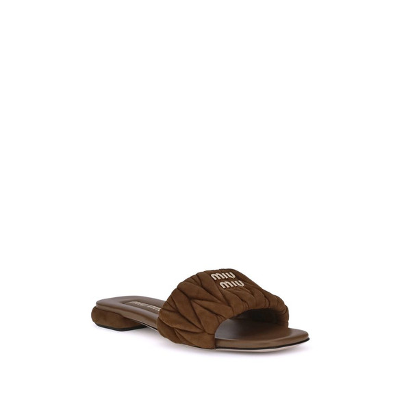 Miu Miu Matelassé nappa leather Sandals Miu Miu Matelassé nappa leather Sandals