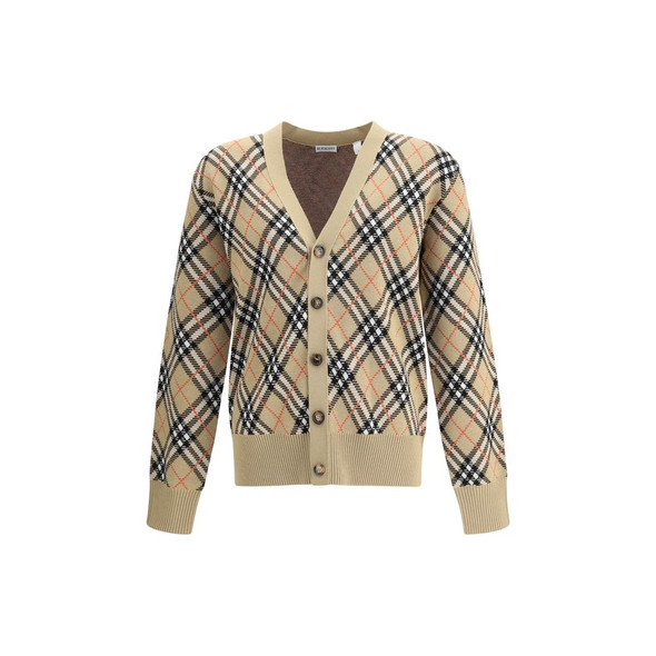Burberry Archive Check wool Cardigan Burberry Archive Check wool Cardigan