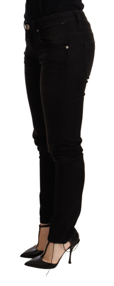 Black Low Waist Skinny Denim Trouser Black Low Waist Skinny Denim Trouser