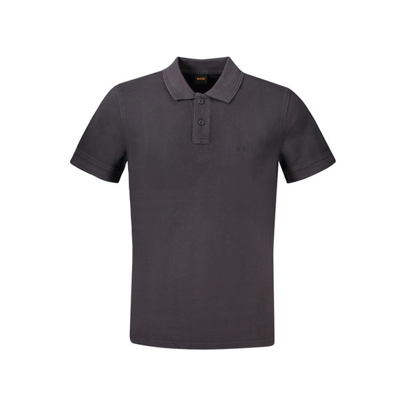 Black Cotton Polo Shirt BO-33090 Black Cotton Polo Shirt BO-33090