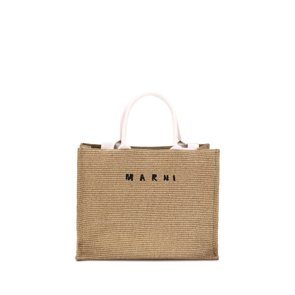 Marni Raffia-effect Tote Bag Marni Raffia-effect Tote Bag