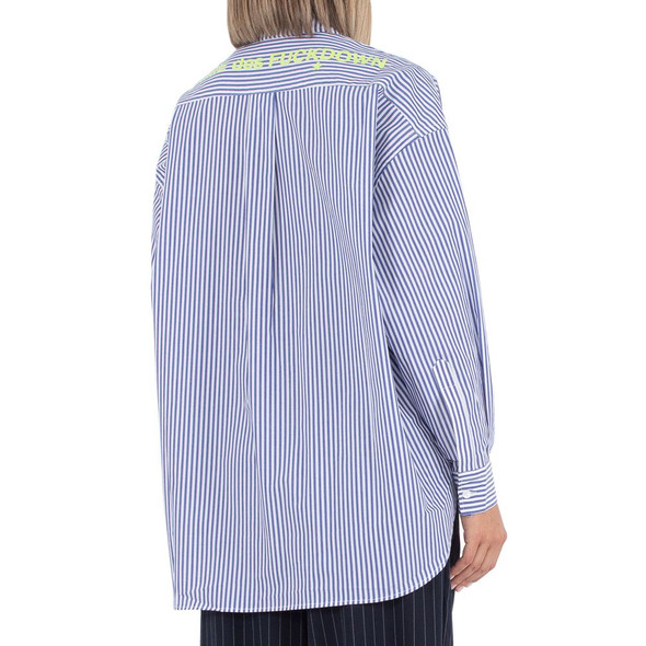 Comme Des Fuckdown Blue Cotton Shirt CO-13479 Comme Des Fuckdown Blue Cotton Shirt CO-13479