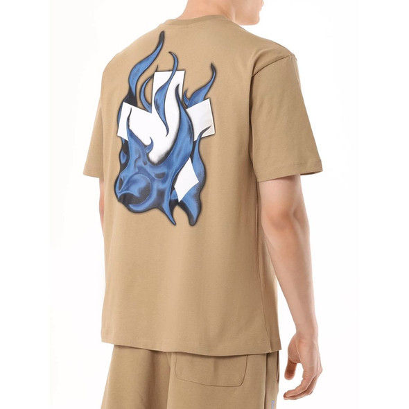 Comme Des Fuckdown Brown Cotton T-Shirt Comme Des Fuckdown Brown Cotton T-Shirt