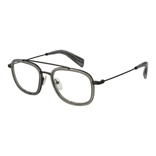 Yohji Yamamoto Gray Men Optical Frames YO-1035536 Yohji Yamamoto Gray Men Optical Frames YO-1035536