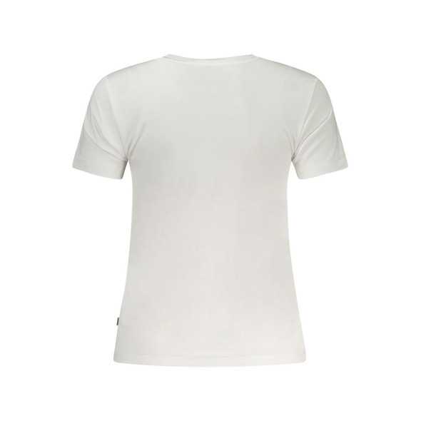 Guess Jeans White Cotton Tops & T-Shirt GU-32388 Guess Jeans White Cotton Tops & T-Shirt GU-32388