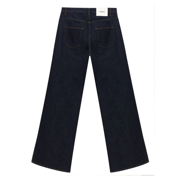 Coperni Blue Cotton High-Waisted Jean Coperni Blue Cotton High-Waisted Jean