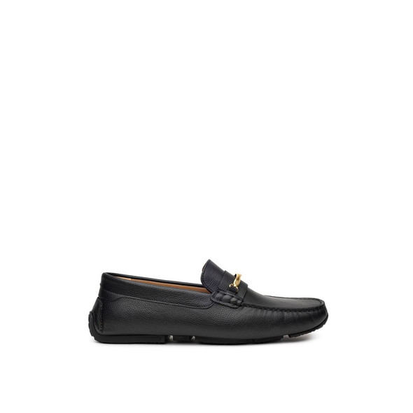 Black Leather Moccassin Black Leather Moccassin