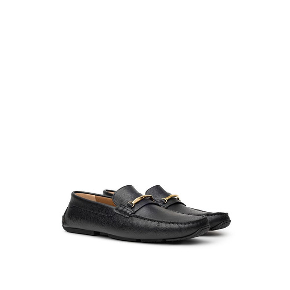 Black Leather Moccassin Black Leather Moccassin
