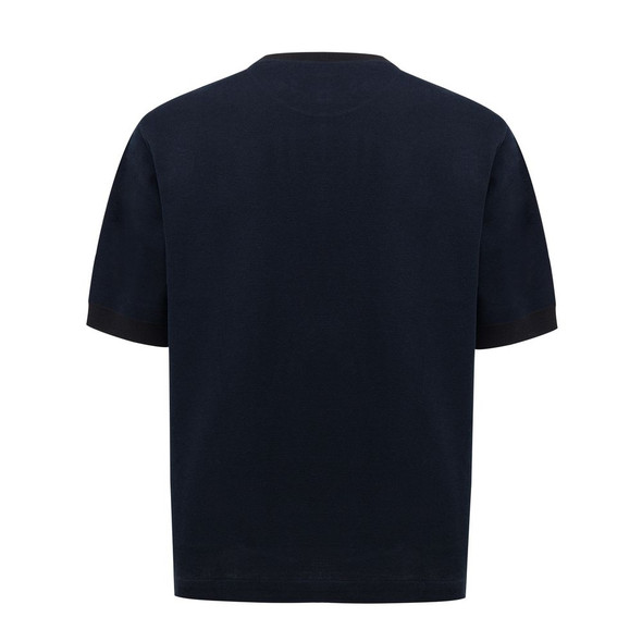 Dunhill Blue Cotton T-Shirt Dunhill Blue Cotton T-Shirt