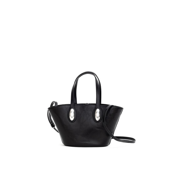Alexander Wang Black Leather Shoulder Bag ALWA-8996676 Alexander Wang Black Leather Shoulder Bag ALWA-8996676