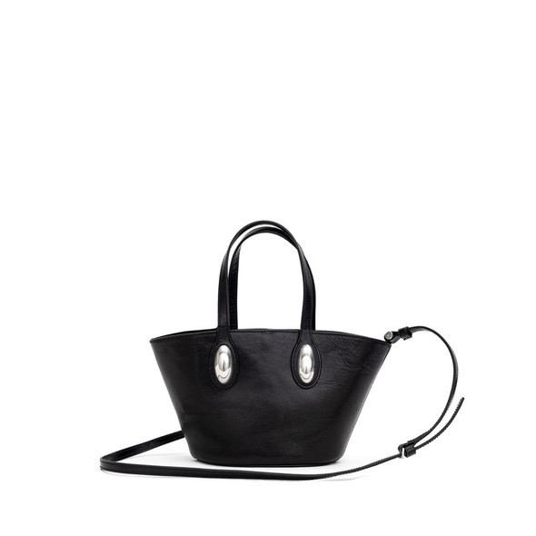 Alexander Wang Black Leather Shoulder Bag ALWA-8996676 Alexander Wang Black Leather Shoulder Bag ALWA-8996676