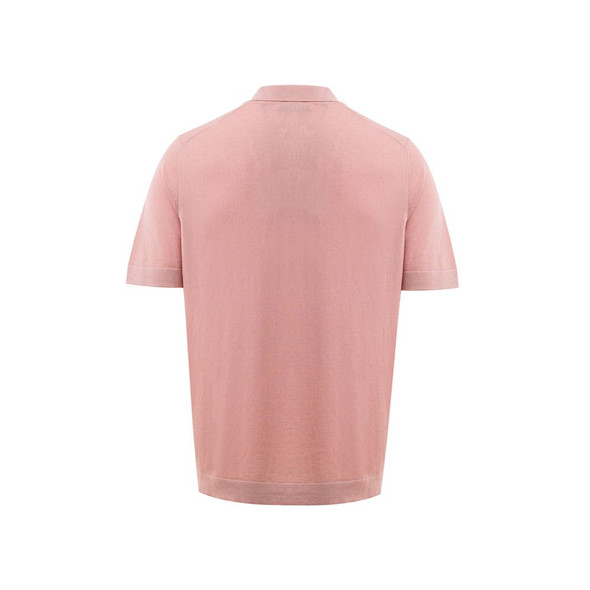 Gran Sasso Pink Cotton Polo Shirt Gran Sasso Pink Cotton Polo Shirt