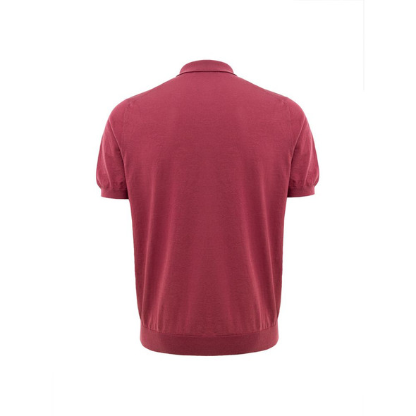 Gran Sasso Red Cotton Polo Shirt GR-9438665 Gran Sasso Red Cotton Polo Shirt GR-9438665