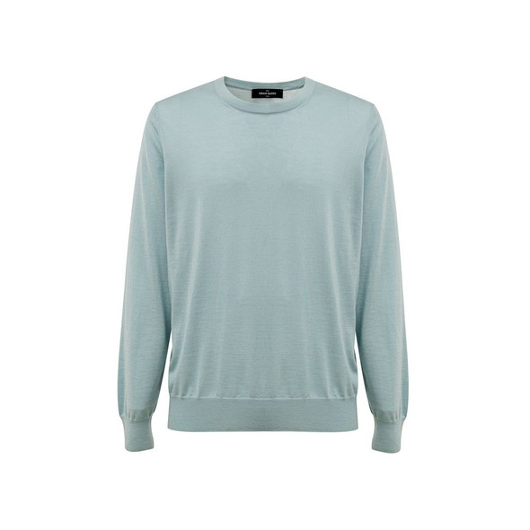 Gran Sasso Blue Cashmere Sweater Gran Sasso Blue Cashmere Sweater