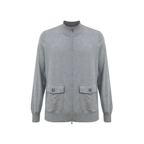 Gray Cotton Cardigan Gray Cotton Cardigan