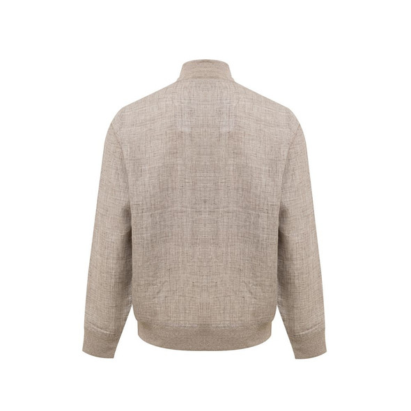 Gran Sasso Beige Linen Jackets & Coat Gran Sasso Beige Linen Jackets & Coat