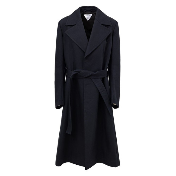 Blue Cotton Trench Coat BO-9139673 Blue Cotton Trench Coat BO-9139673