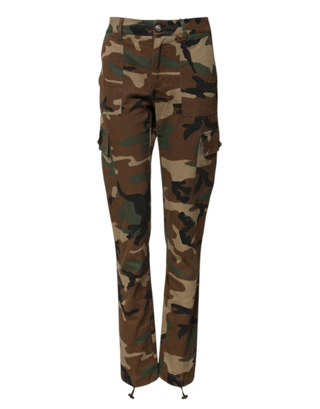 Dolce & Gabbana Multicolor Camouflage Cargo Pants PAN75977 Dolce & Gabbana Multicolor Camouflage Cargo Pants PAN75977