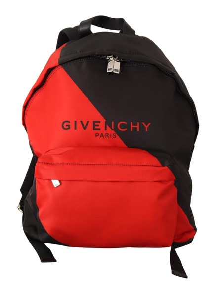 Sleek Urban Backpack in Black and Red Sleek Urban Backpack in Black and Red