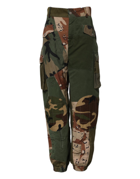 Dolce & Gabbana Multicolor Camouflage Cargo Pants PAN76104 Dolce & Gabbana Multicolor Camouflage Cargo Pants PAN76104