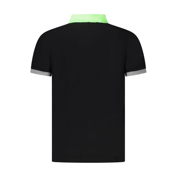Black Cotton Men Polo Shirt NO-38990 Black Cotton Men Polo Shirt NO-38990