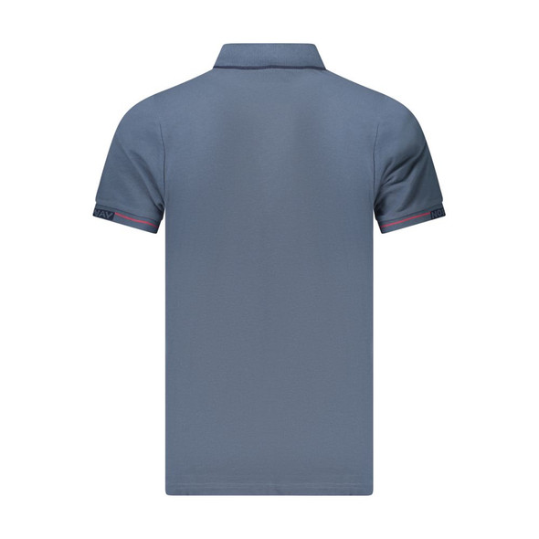 Norway 1963 Blue Cotton Men Polo Shirt Norway 1963 Blue Cotton Men Polo Shirt