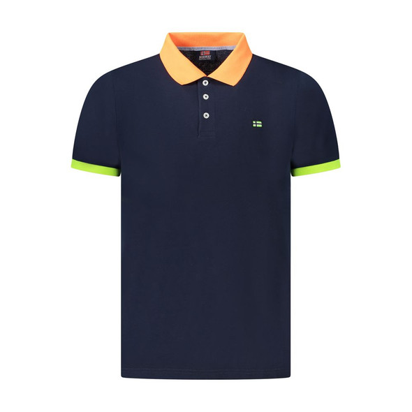 Norway 1963 Blue Cotton Men Polo Shirt NO-38997 Norway 1963 Blue Cotton Men Polo Shirt NO-38997
