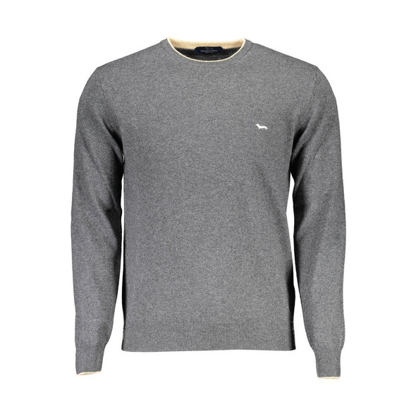 Harmont & Blaine Gray Wool Sweater HA-4957 Harmont & Blaine Gray Wool Sweater HA-4957