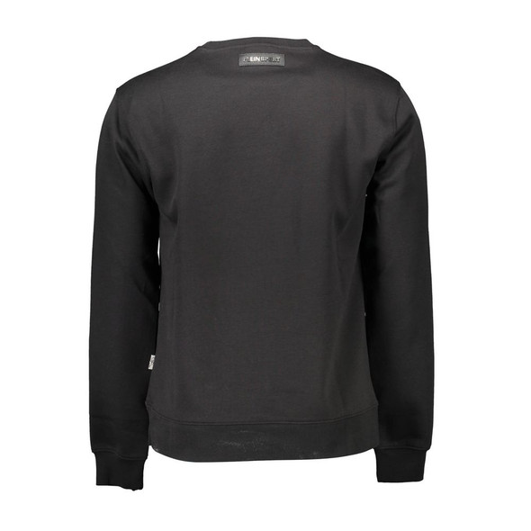 Plein Sport Black Cotton Sweater PL-8762 Plein Sport Black Cotton Sweater PL-8762