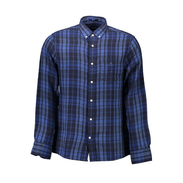Gant Blue Cotton Shirt GA-9103 Gant Blue Cotton Shirt GA-9103