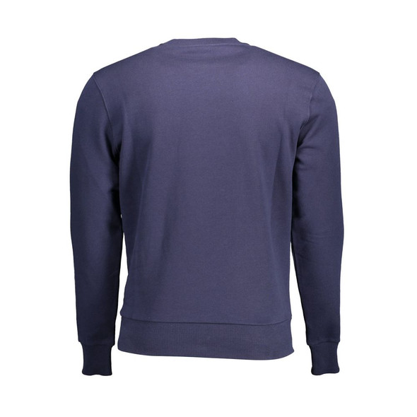North Sails Blue Cotton Sweater NO-10780 North Sails Blue Cotton Sweater NO-10780
