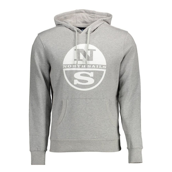 North Sails Gray Cotton Sweater NO-12524 North Sails Gray Cotton Sweater NO-12524