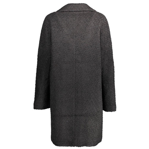 Desigual Black Polyester Jackets & Coat Desigual Black Polyester Jackets & Coat