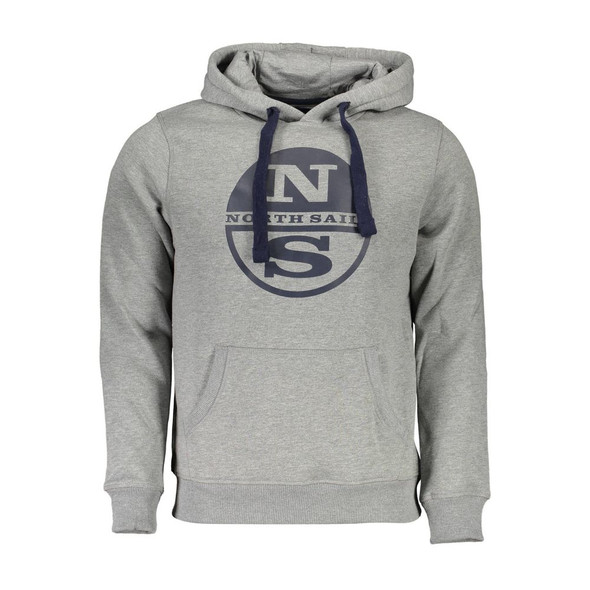 North Sails Gray Cotton Sweater NO-16248 North Sails Gray Cotton Sweater NO-16248