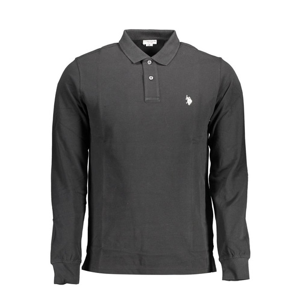 U.S. POLO ASSN. Black Cotton Polo Shirt U.S. POLO ASSN. Black Cotton Polo Shirt