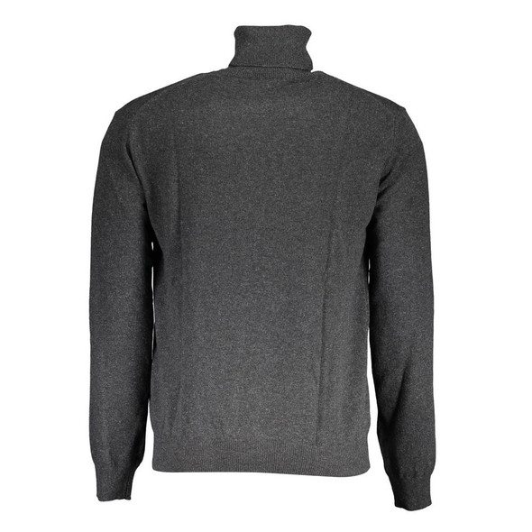 La Martina Gray Wool Sweater La Martina Gray Wool Sweater