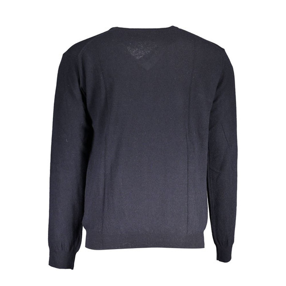 La Martina Blue Wool Sweater LA-17161 La Martina Blue Wool Sweater LA-17161