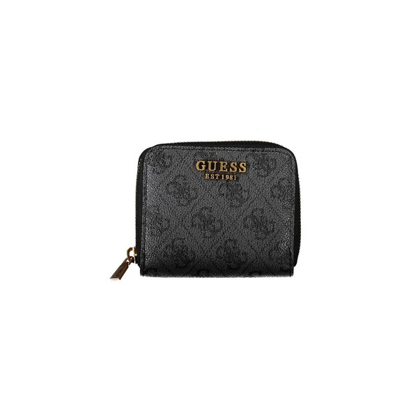 Guess Jeans Black Polyethylene Wallet GU-18058 Guess Jeans Black Polyethylene Wallet GU-18058